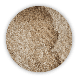 carpet with residue from smoke and fire